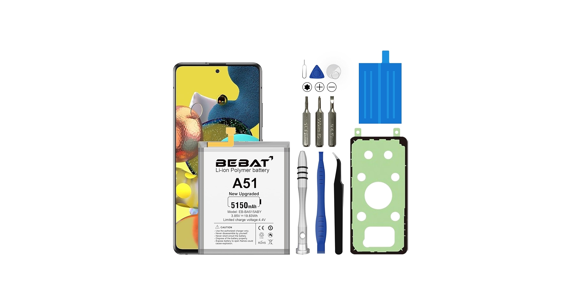 Amazon.com: BEBAT Replacement Battery for Samsung Galaxy A51